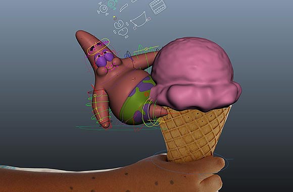 580x381 How Spongebob Was Translated From Hand Drawn To Computer Animation