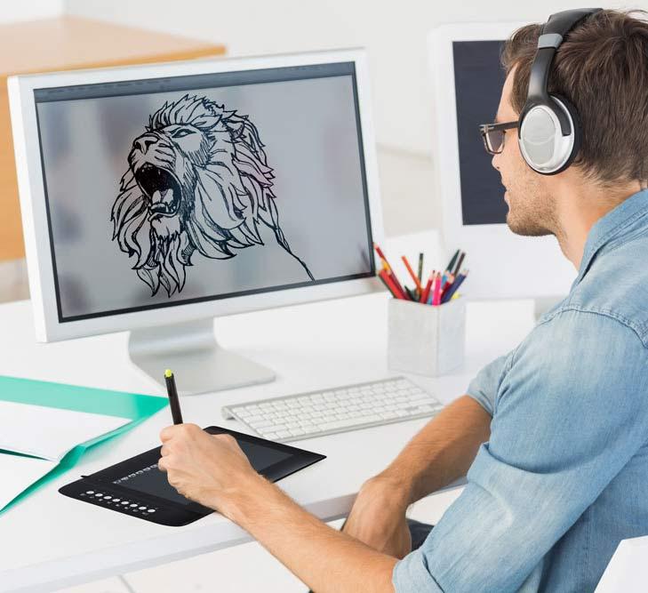 729x667 Monoprice Mp1060 Ha60 Graphic Drawing Tablet Amazon.ca Computers