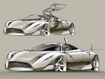 355x266 Supercar Concept Sketch Video