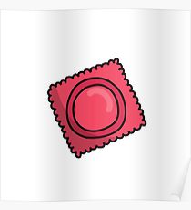 210x230 Condom Drawing Posters Redbubble