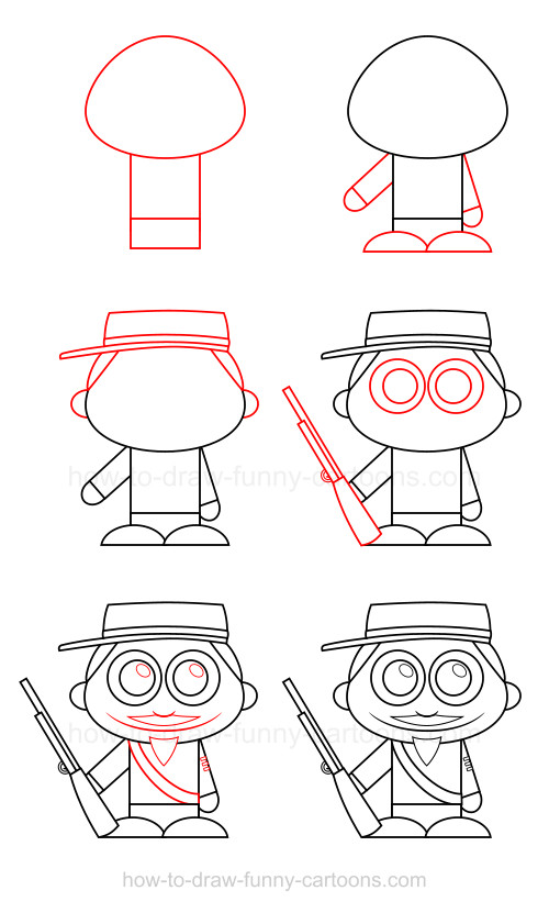 500x841 To Draw A Confederate Soldier