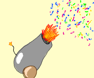 300x250 Confetti Cannon