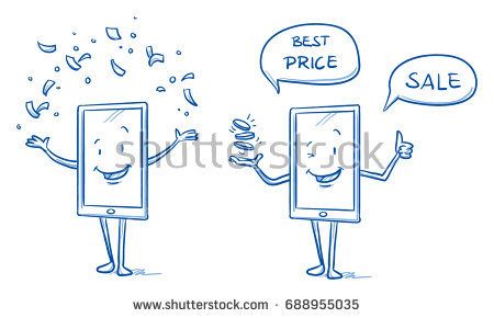 450x290 Happy Cartoon Smart Watch Mascot Character Throwing Confetti