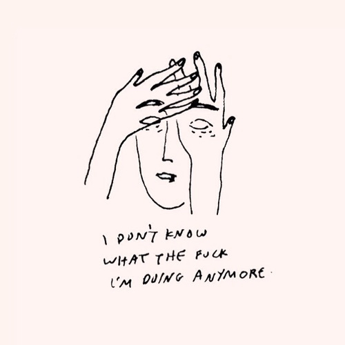 500x500 Anxiety, Anymore, Art, Confused, Depression, Doing, Drawing