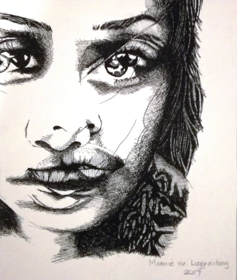 770x910 Saatchi Art Confusion Drawing By Miemie Van Loggerenberg