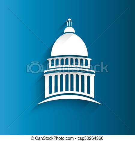 450x470 Vector Capitol Congress Building Icon Clip Art Vector