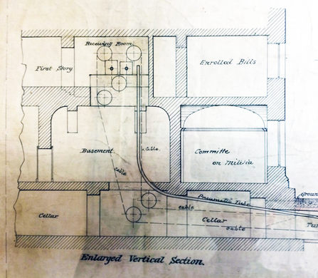 447x390 Library Of Congress Book Conveyor Tunnel Washington, D.c.
