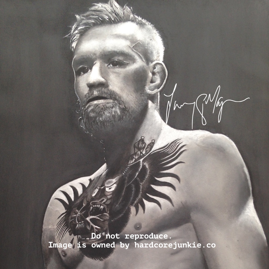 900x900 Conor Mcgregor Drawing [Photorealistic] By Larry G. Maguire