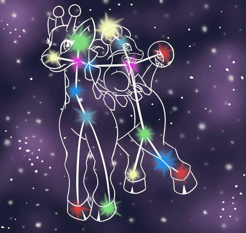 1024x967 Girafarig And Rattata Geminiyear Of The Rat Constellation