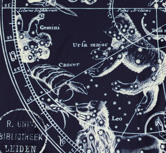 570x525 Vintage Astrology T Shirt Constellations Drawing Northern