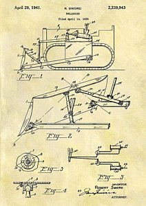 212x300 Construction Equipment Drawings Fine Art America