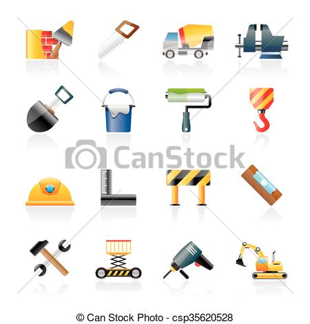 450x470 Building And Construction Tools Icons