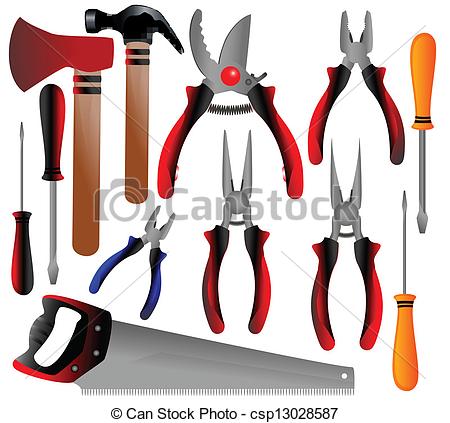 450x423 Construction Tools, Shovel, Shears Vector