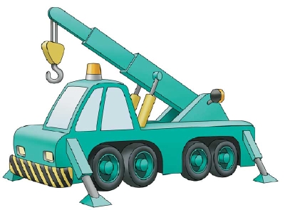 400x295 How To Draw Construction Vehicles Cranes Howstuffworks