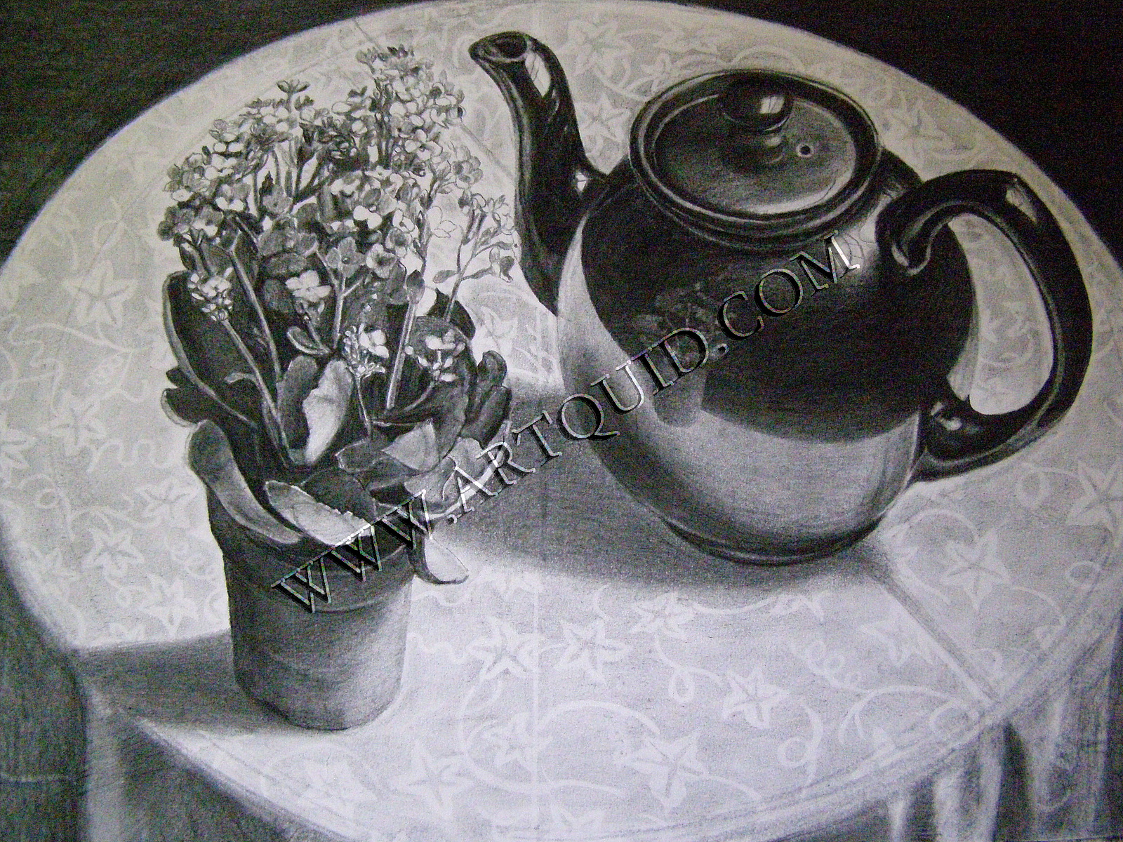 1600x1200 Drawings, Still Life With Teapot, Page 7826, Art By Independent