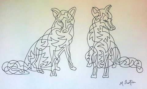 480x292 Mick Burton Continuous Line Drawing Farsley Art Club