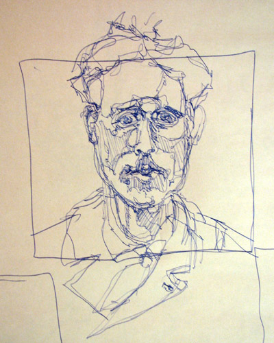 400x500 Modified And Pure Contour Drawing To Blast Off Your Caricatures