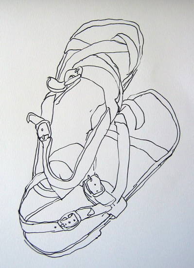 399x549 Shoe Drawing