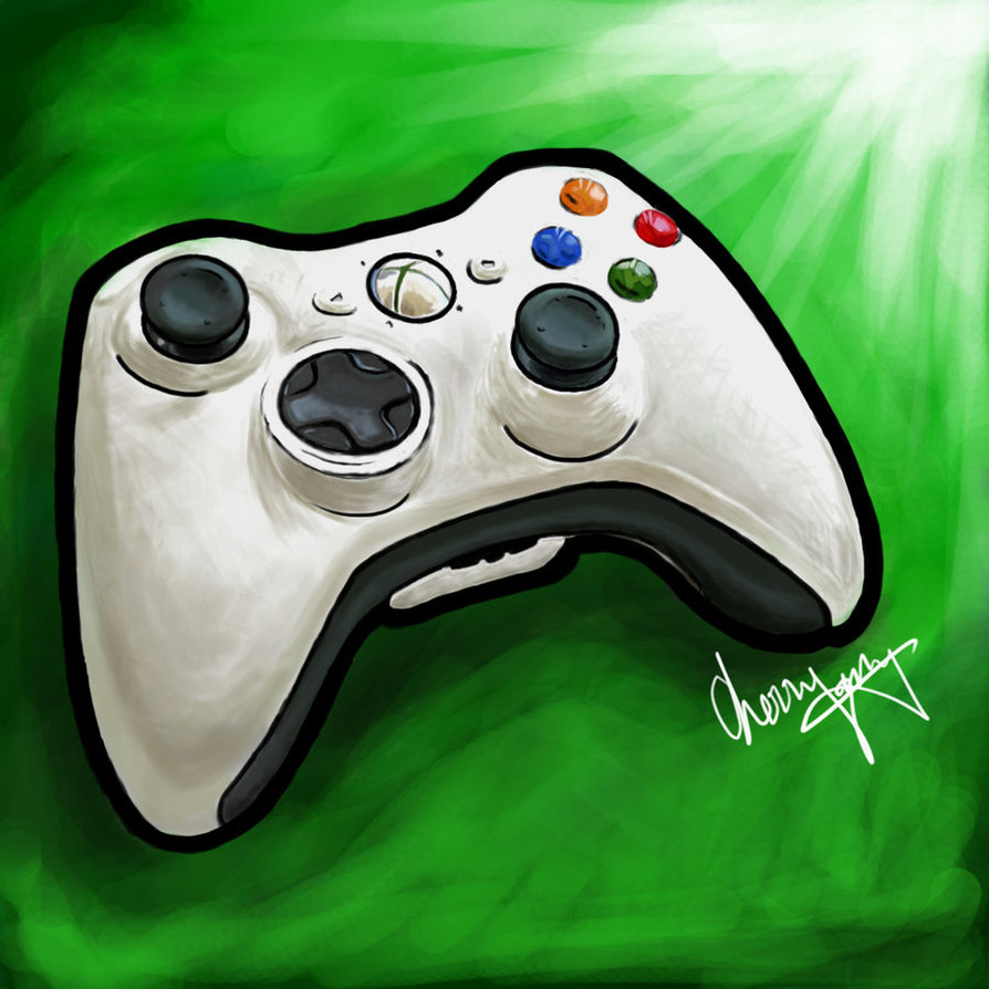 894x894 Xbox 360 Controller By Chyeahbear