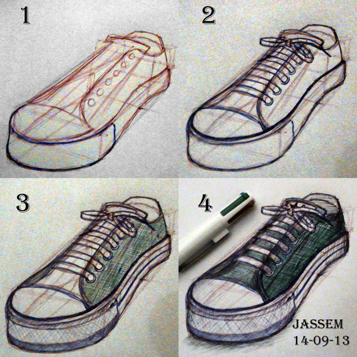 700x700 Converse All Stars Drawing By Jassemgaffar