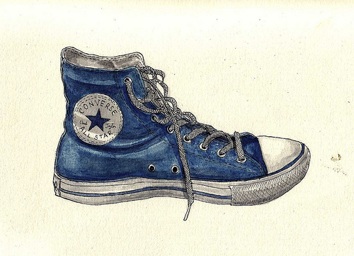 500x361 Converse High Tops High Top Sneakers, Watercolor And Galleries
