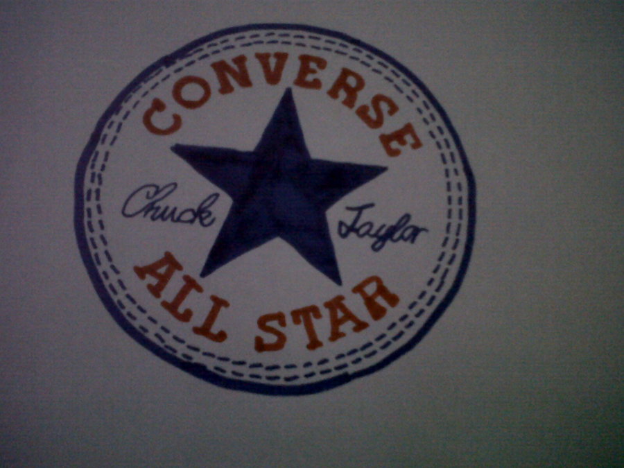900x675 Converse All Star Logo By Teaspoonofterror