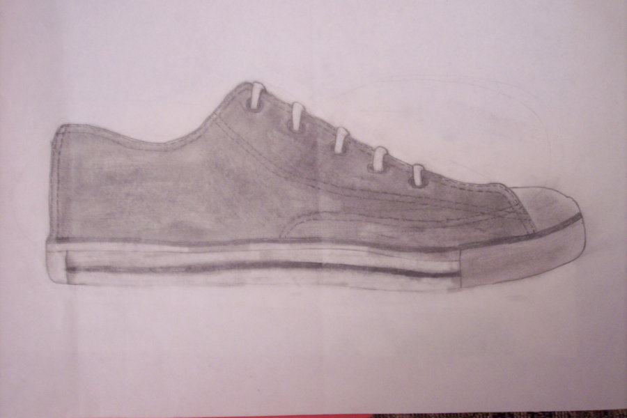 Converse Shoe Drawing at GetDrawings | Free download