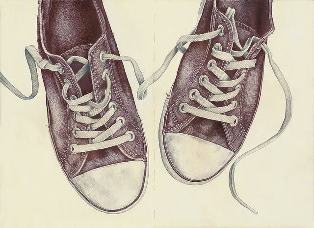 640x464 My Old Converse Shoes Drawings, Ballpoint Pen Art And Sketches