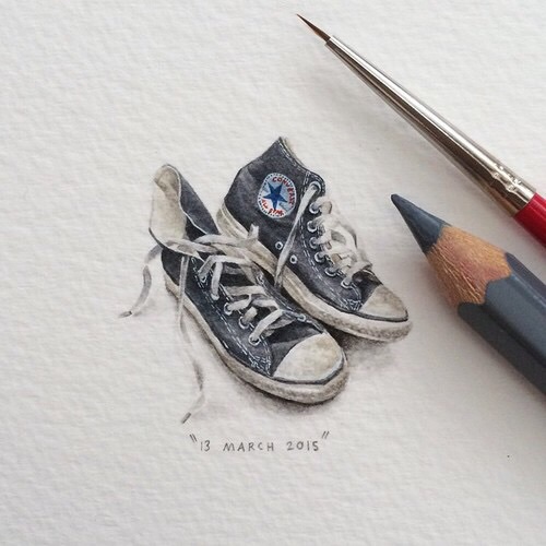 500x500 Converse, Shoes, Talent, Wow, 3d Drawing