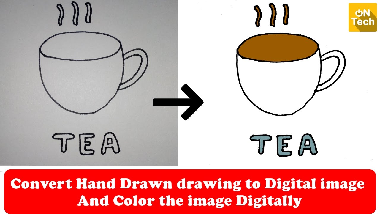 1280x720 How To Convert Hand Drawn Drawing To Digital Image