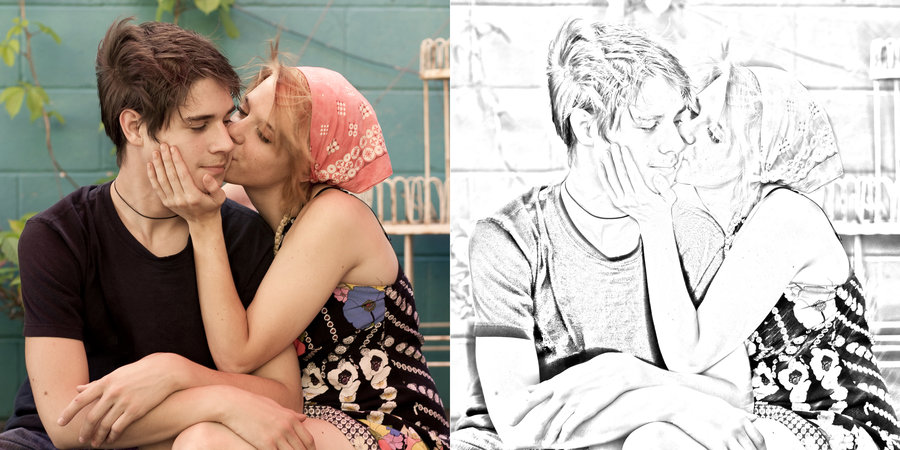 900x450 Convert Photo To Pencil Sketch