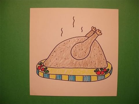 480x360 Let's Draw A Roast Turkey!