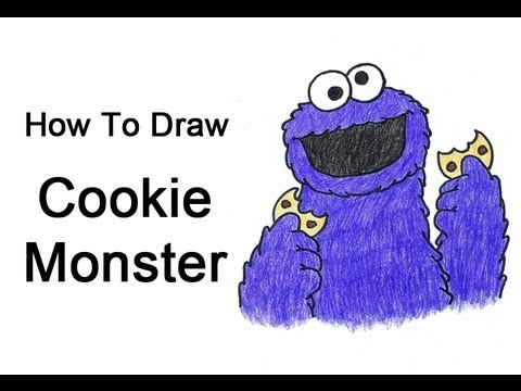 480x360 How To Draw Cookie Monster