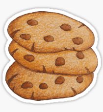 210x230 Chocolate Chip Cookies Drawing Stickers Redbubble