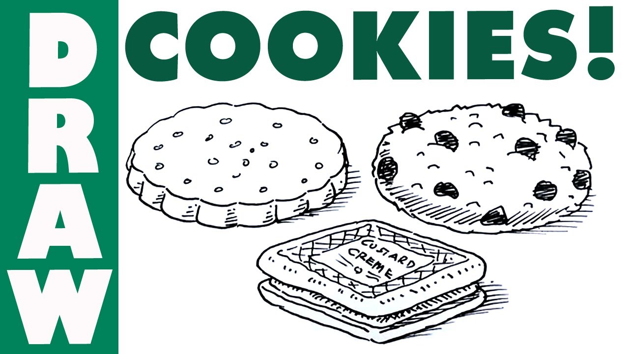 1280x720 How To Draw Cookies And Biscuits