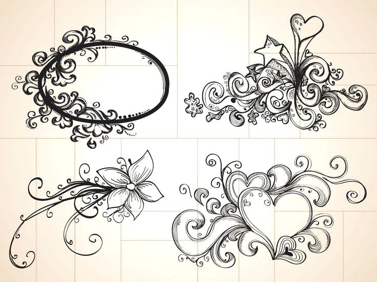 736x552 Cool Designs Drawing Skull And Rose Drawing Picture Flowers