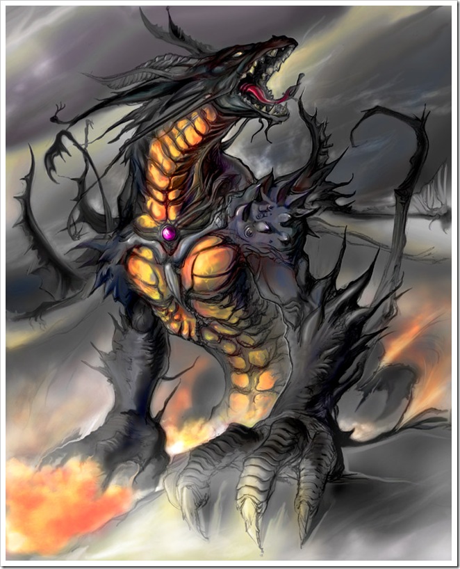 662x818 The Howling Dragon By Imranshippuden