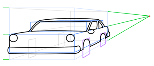 500x215 Car Drawing Lesson
