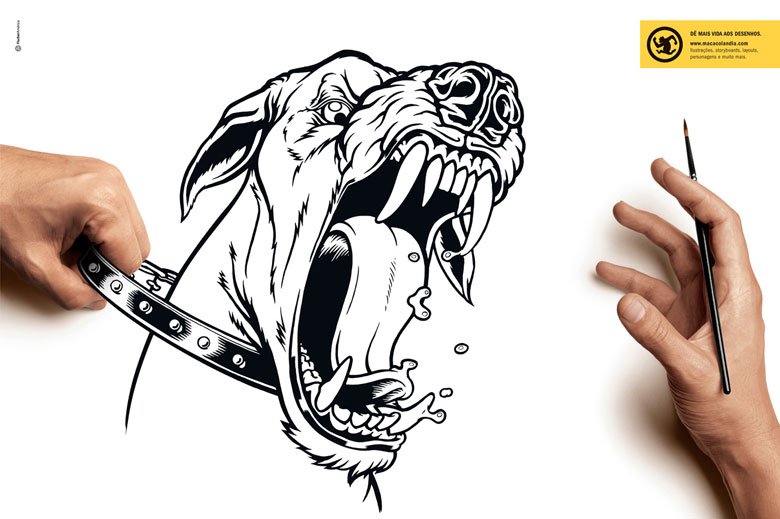 780x519 Imaginative Interactive Self Drawings Are Remarkable Walyou