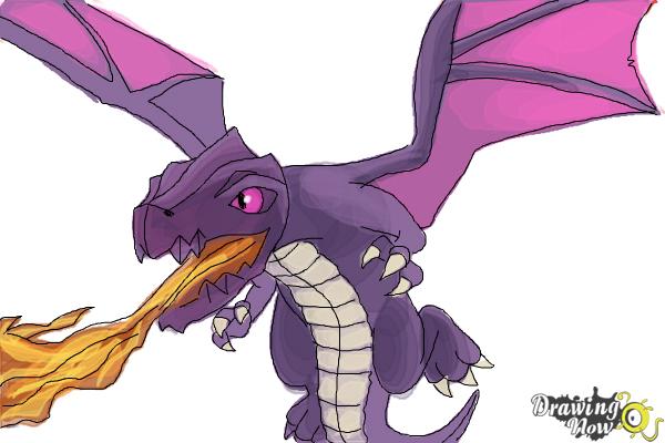 600x400 How To Draw Clash Of Clans Dragon