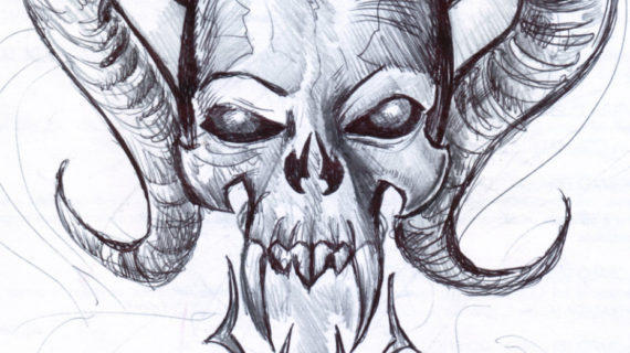 570x320 Cool Drawing Of Skulls Cool Drawing Of Skulls