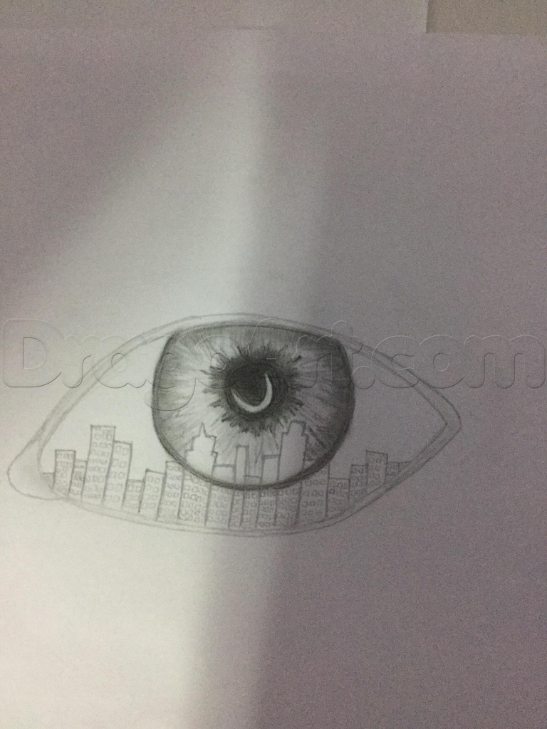 768x1024 Cool Drawings Of Eyes Cool Eye Drawings How To Draw An Eye