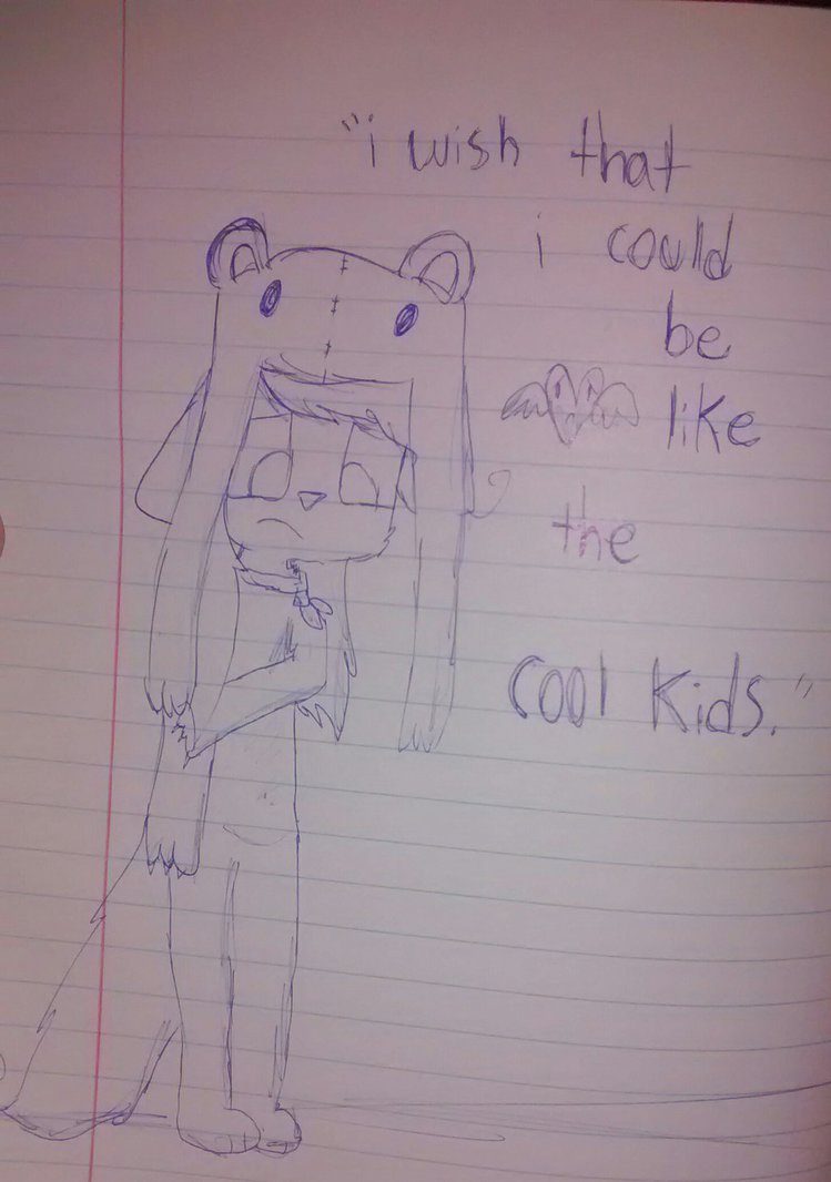 749x1066 I Wish That I Could Be Like The Cool Kids By I Draw Stuff A Lot