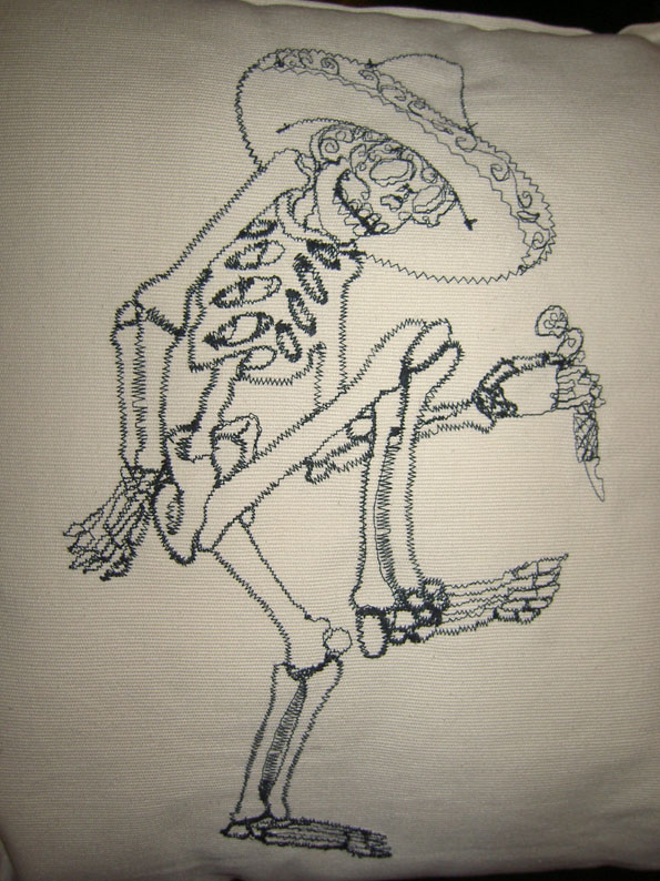 595x794 Mexican Skeleton By Sacredstitches