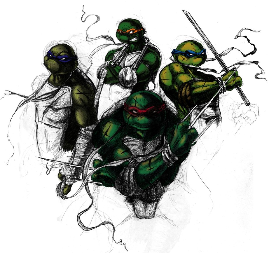 922x867 Teenage Mutant Ninja Turtles By Darkmodifier