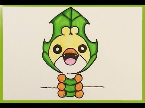 480x360 Draw Sewaddle ~a Way Cool Pokemon No. 540 Tutorial!