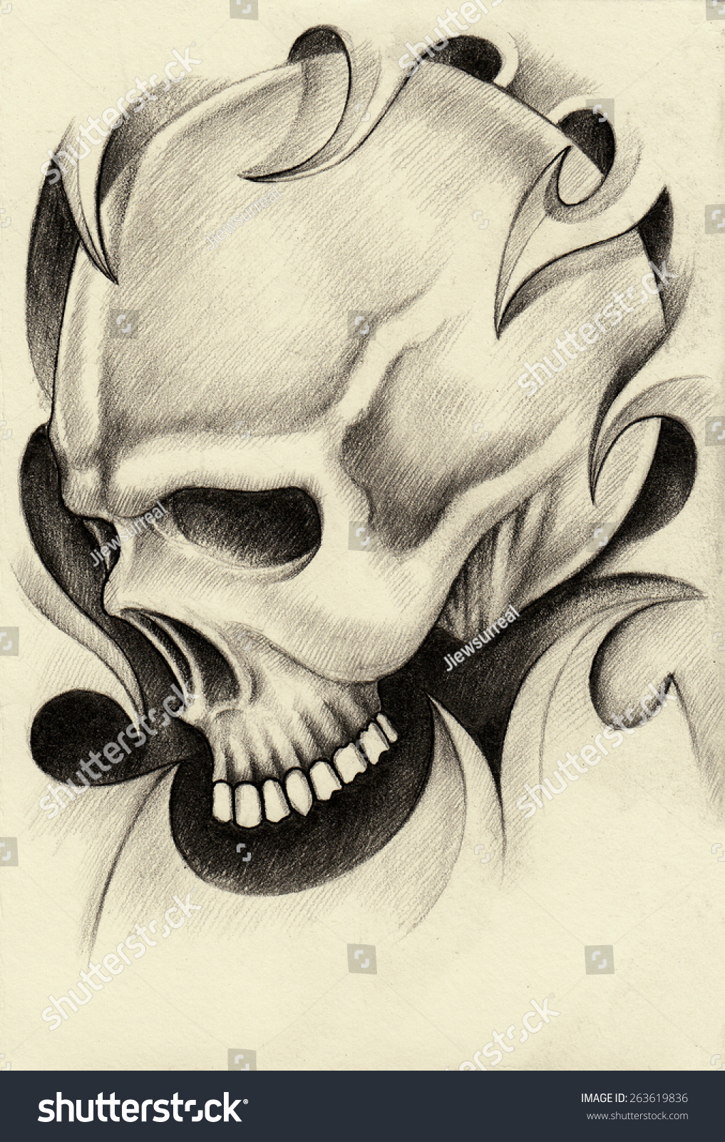 1017x1600 Skull Pencil Drawings Cool Skulls Drawings In Pencil