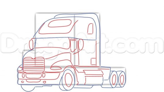 570x320 Drawing Of Trucks Not The Usual But I Thought It Looked Cool