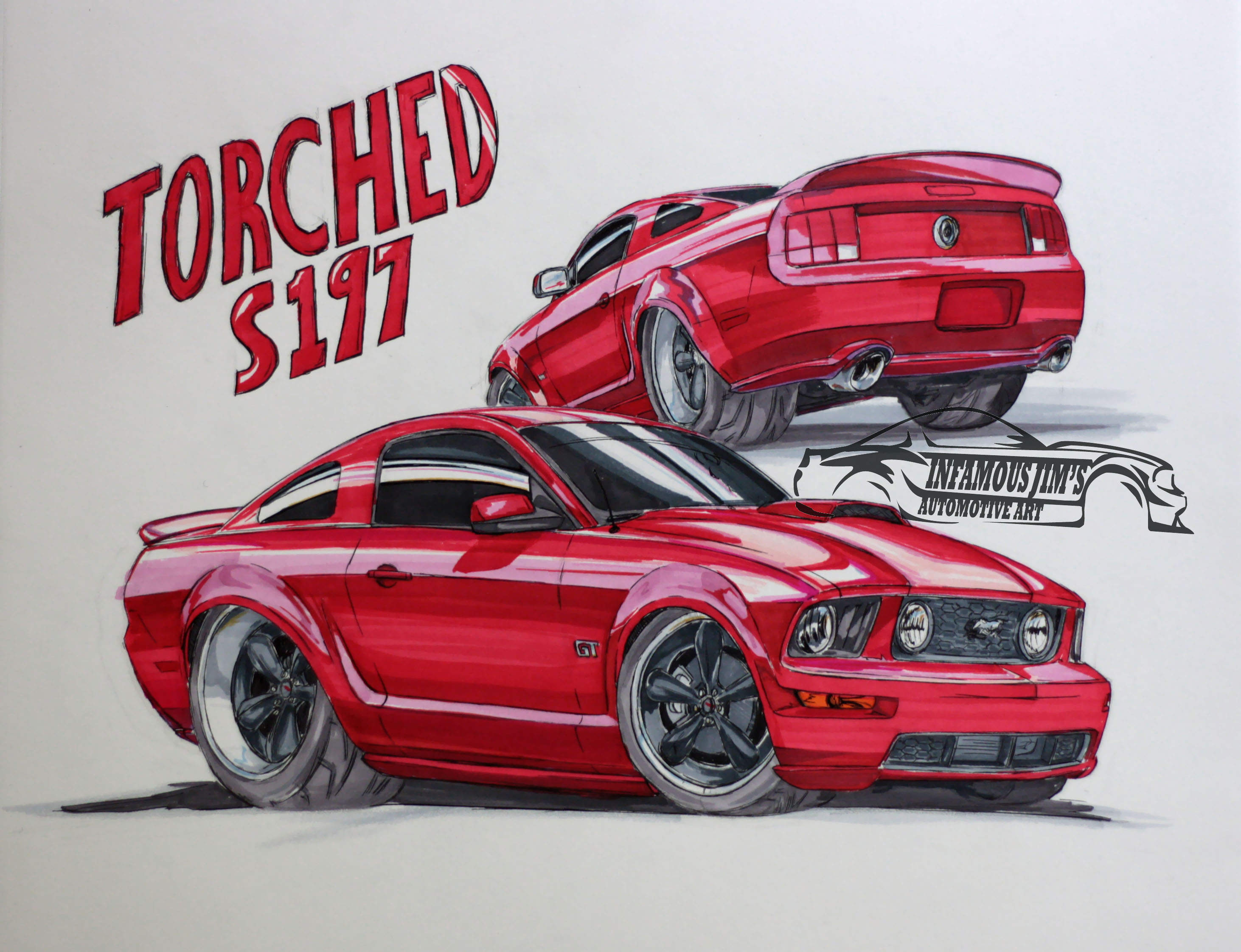 2924x2244 Drawing Infamous Jims Auto Art