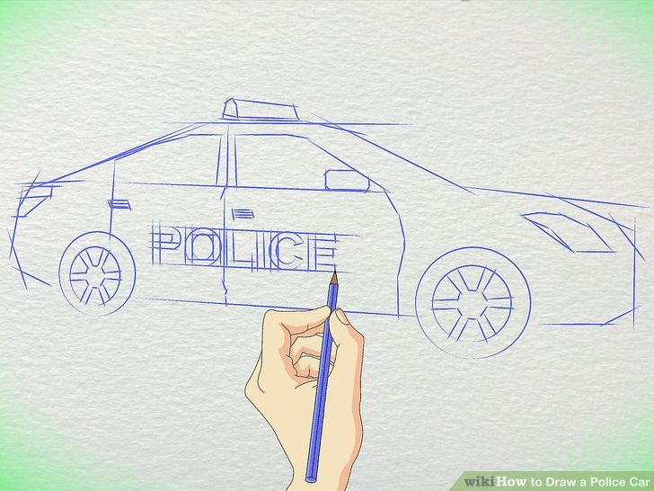 728x546 3 Ways To Draw A Police Car